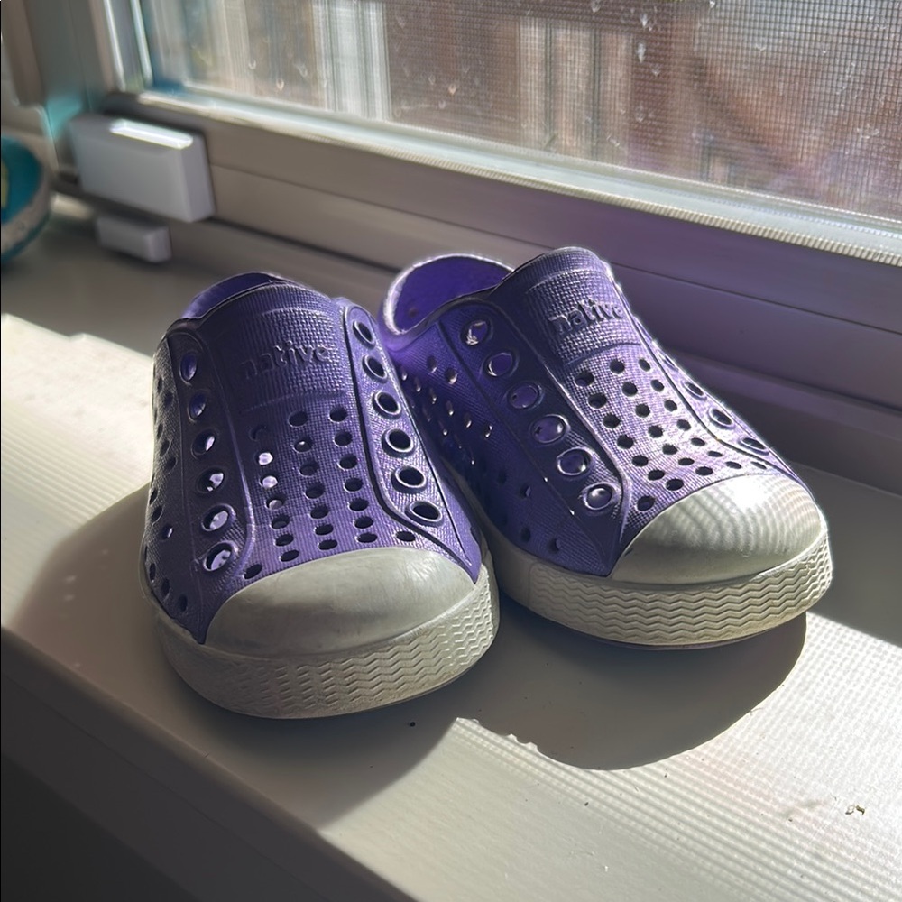 Native Kids Purple Shoes